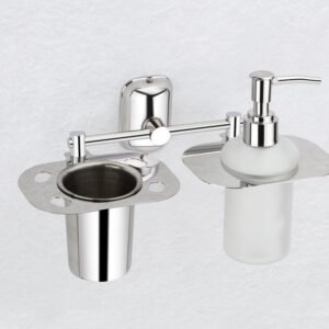 Liquid Soap Dispenser with Tumbler Holder - Croma Series