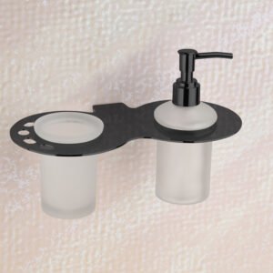 Liquid Soap Dispenser with Tumbler Holder - Vitara Series