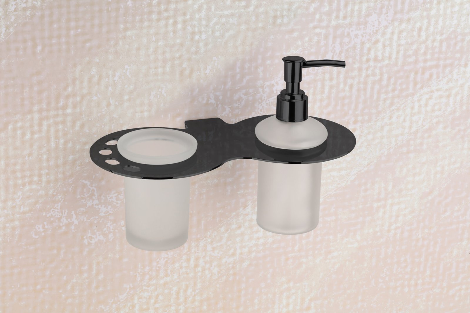 Liquid Soap Dispenser with Tumbler Holder - Vitara Series