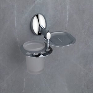 Soap Dish with Tumbler Holder - Sparkle Series